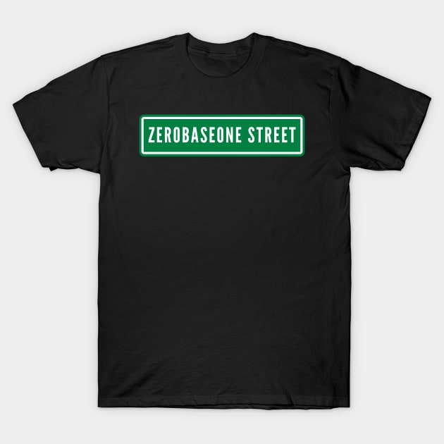 ZEROBASEONE Street Sign T-Shirt by wennstore